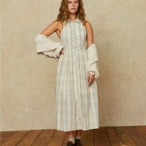 BNWT Christy Dawn Lydia Dress vintage plaid small